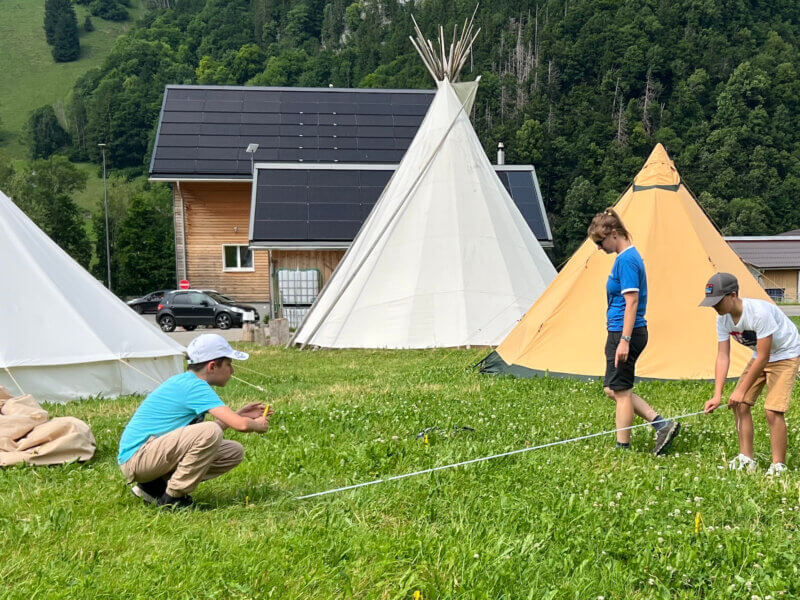 Tentipi Aufstellen